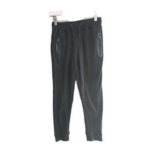 NWT‎ Univibe Black Drawstring Zipped Pockets Jogger Sweatpants Boys Size Medium